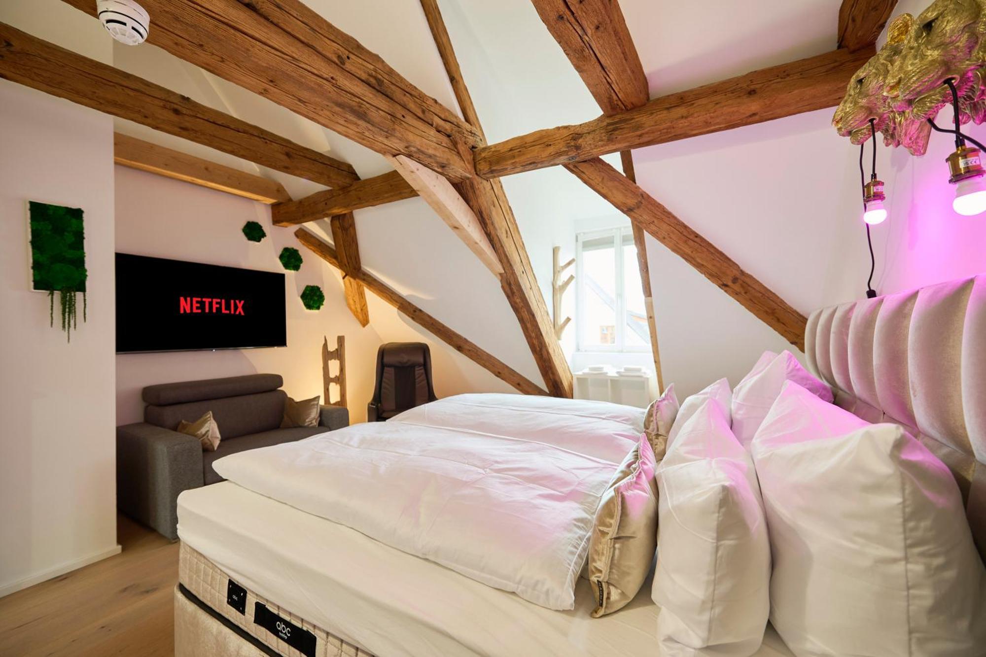 马克多夫Wood World Luxury - Massage - Bergblick - Tranpolin- Parken公寓 外观 照片
